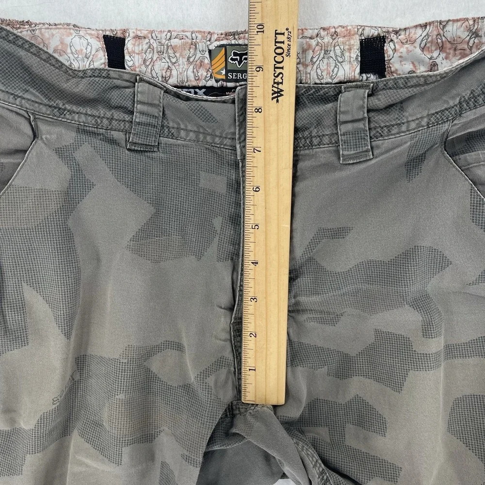 Fox Racing Sergeant Cargo Shorts Mens 32 Camo Bermuda Bike Motocross Grunge Y2K